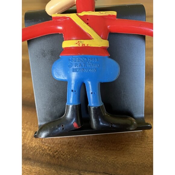 1985 JESCO 5” Dudley-Do-Right Rocky And Bullwinkle Rubber Bendable Figure - Picture 11 of 13